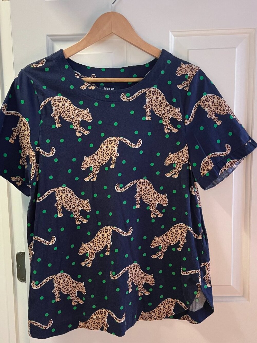 Maeve: Leopard Print T-Shirt